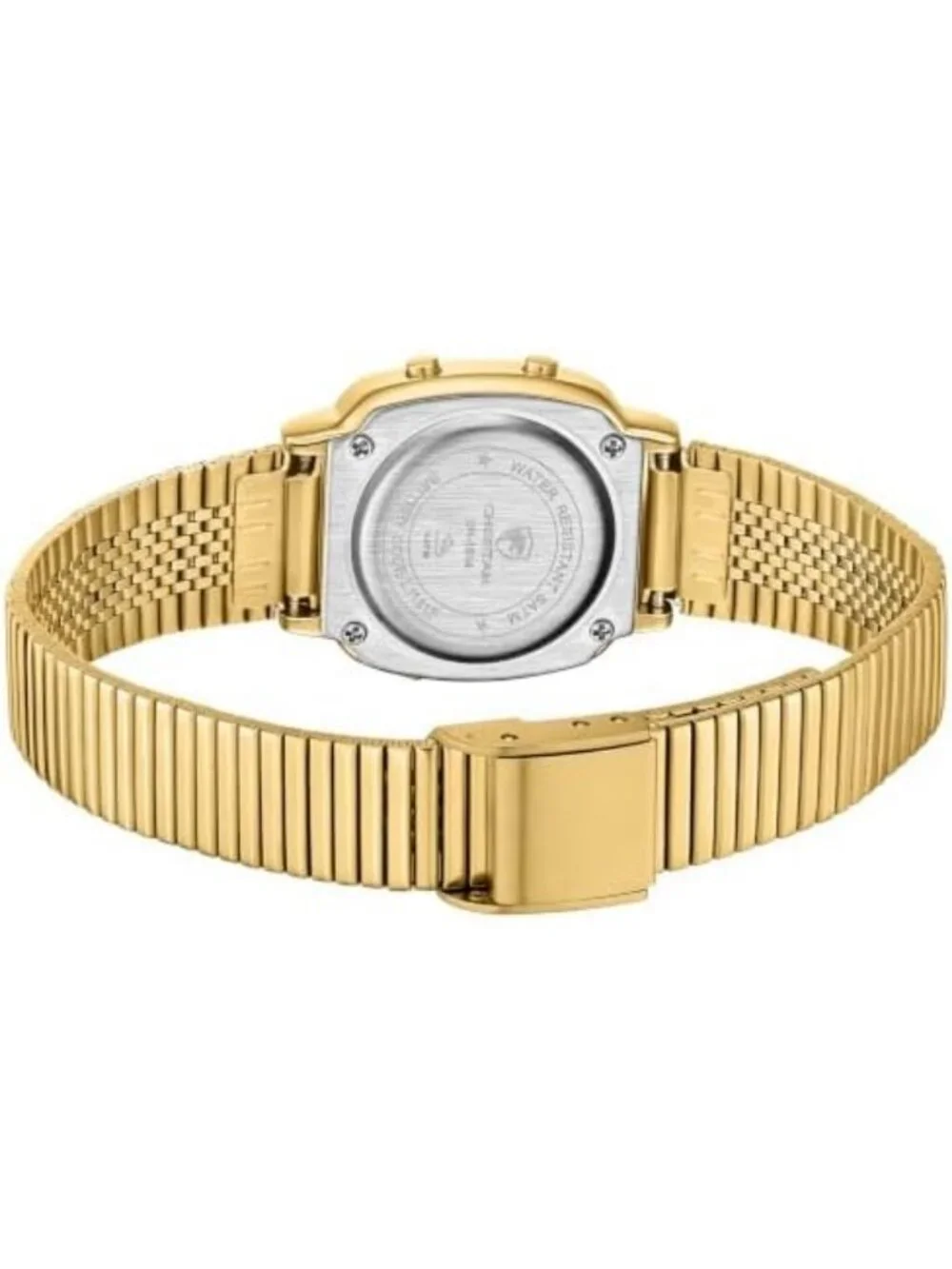 Vintage Cheetah Print Women's Square Digital Watch - Stylish & Trendy Accessory